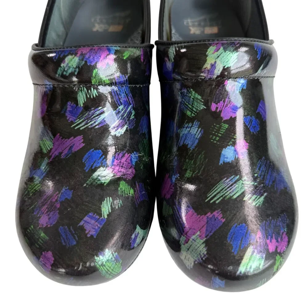 Dansko Pro XP 2.0 Colored Pen Leather Clogs Shoes 39 US 8.5 - 9 Slip Resistant